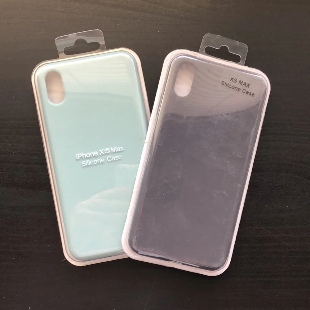 NEW iPhone Xs Max silicone case - Set of 2